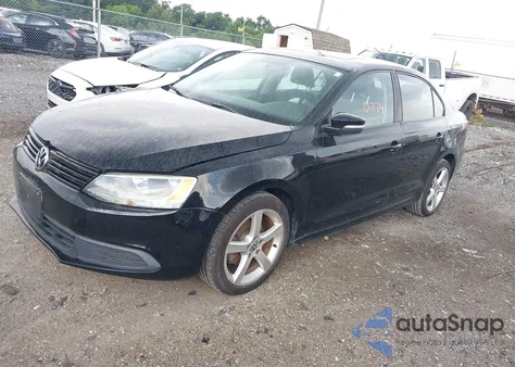 2011 Volkswagen Jetta 2.0L Tdi из США, поврежденный, VIN 3VWLL7AJ2BM091211